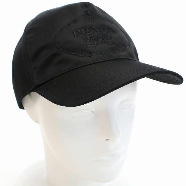 プラダ キャップ ユニセックス PRADA イタリア 1HC179 NERO ブラック 小物 選べるモデル