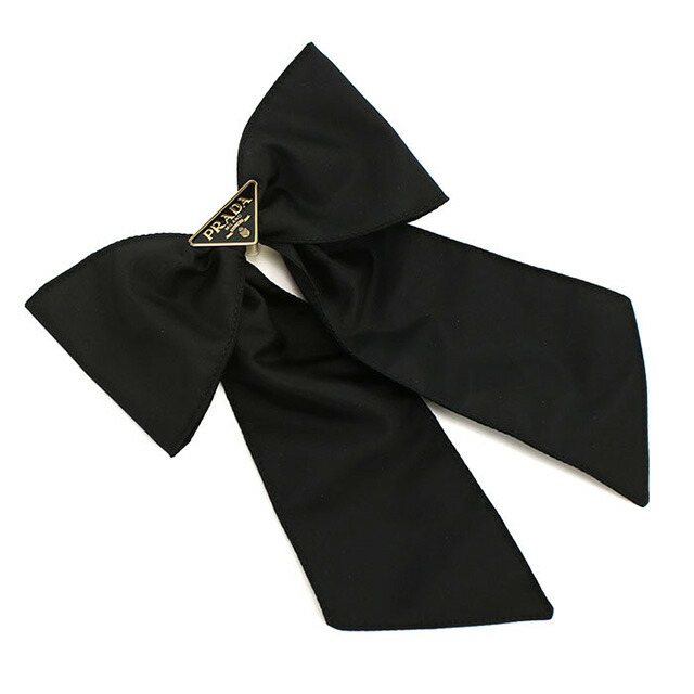 プラダ バレッタ レディース ブランド PRADA 1IF163 ブラック ヘアアクセサリー
