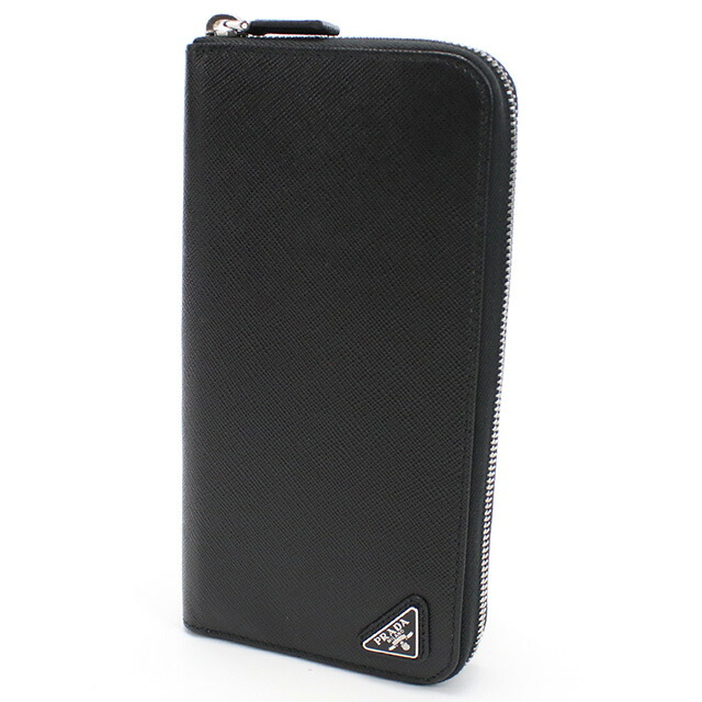 プラダ 長財布ラウンドファスナー メンズ PRADA イタリア 2ML317 NERO ブラック 財布 ウォレット ブランド 高級 おしゃれ プレゼント 実用的