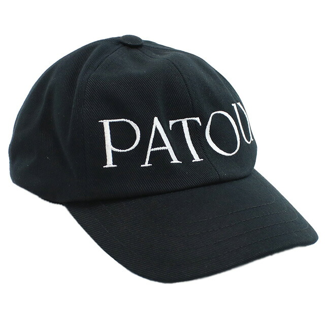パトゥ キャップ レディース ブランド PATOU コットン100% ブルガリア AC0400132 BLACK ブラック 帽子