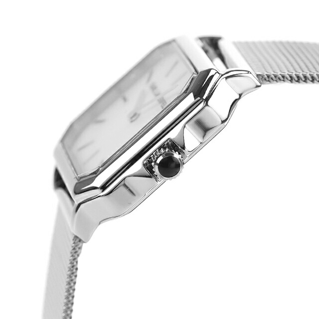 カール・ラガーフェルド スクエア クラシック クォーツ 電池式 腕時計 ブランド レディース KARL LAGERFELD R0553106502 アナログ ホワイトシェル 白 おしゃれ 防水 かわいい プレゼント 女性 実用的