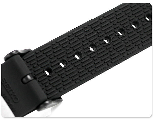 セイコー プロスペックス 交換用ベルト シリコン 22mm R7C03DR SEIKO PROSPEX ブラック