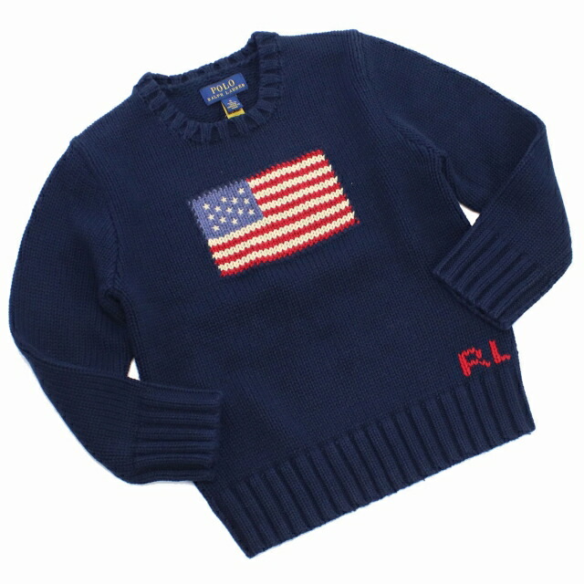 子供服 キッズ 女の子 男の子 高級 ブランド 出産祝い ギフト おしゃれ ラルフローレン ニット ベビー RALPH LAUREN コットン100% 323668000000 HUNTER NVY ネイビー系 ファッション 選べるモデル