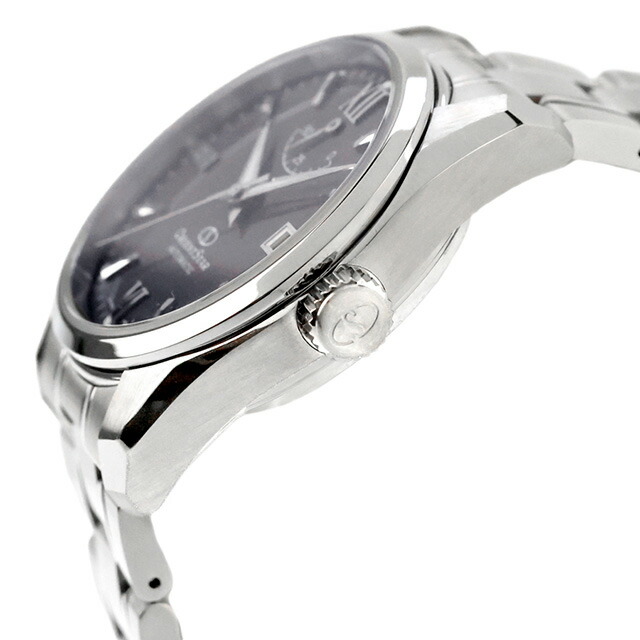 オリエントスター Contemporary Date 自動巻き 腕時計 ブランド メンズ ORIENT STAR RK-AU0112V アナログ ネイビー 日本製 おしゃれ 防水 プレゼント 男性 実用的