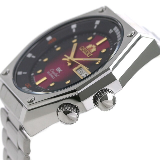 オリエント スポーツ SK復刻モデル 自動巻き メンズ 腕時計 RN-AA0B02R ORIENT レッド ブランド おしゃれ 防水 プレゼント 男性 実用的