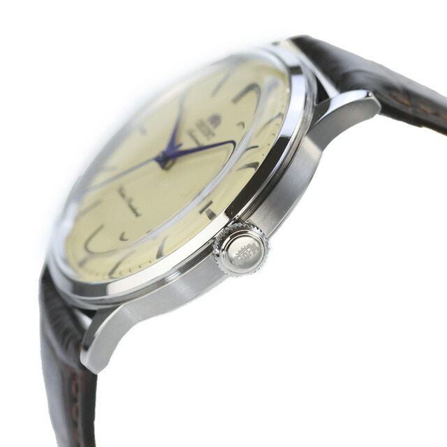 オリエント Classic Orient Bambino 自動巻き 腕時計 ブランド メンズ ORIENT CLASSIC RN-AC0033Y アナログ アイボリー ダークブラウン 白 おしゃれ 防水 プレゼント 男性 実用的
