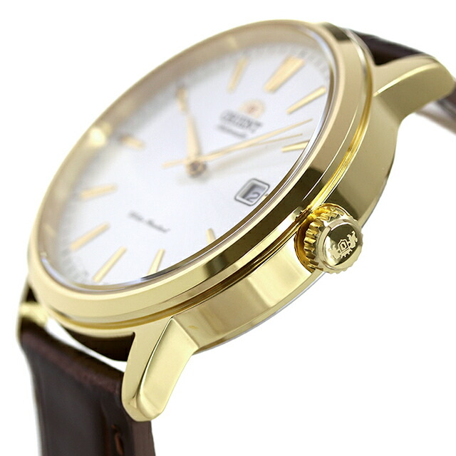 オリエント コンテンポラリー 自動巻き メンズ 腕時計 RN-AC0F04S ORIENT 時計 シルバー ブラウン ブランド おしゃれ 防水 プレゼント 男性 実用的