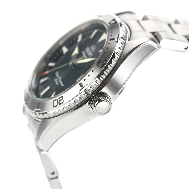 オリエント Sports Orient Mako 自動巻き 腕時計 ブランド メンズ ORIENT SPORTS RN-AC0Q14L アナログ ネイビー おしゃれ 防水 プレゼント 男性 実用的