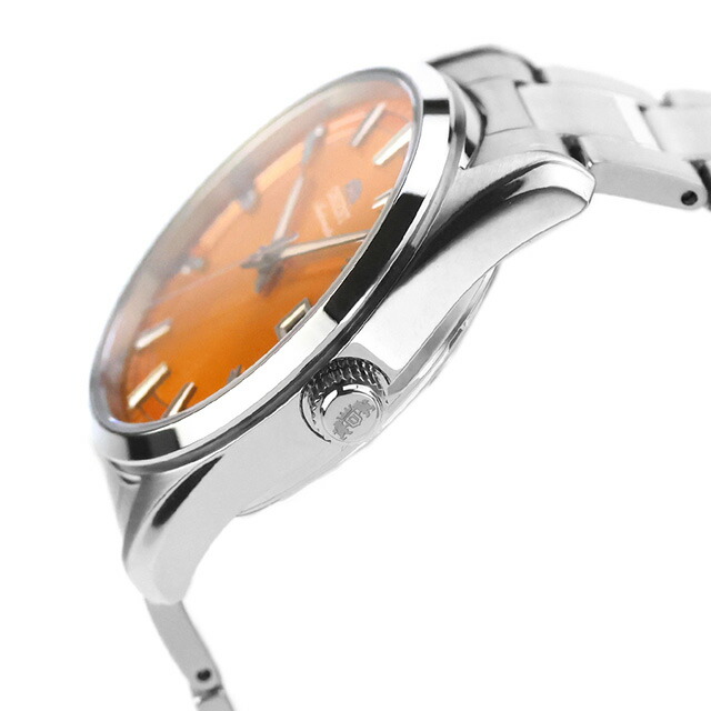 オリエント Contemporary Orient Stretto 自動巻き 腕時計 ブランド メンズ ORIENT CONTEMPORARY RN-AC0R08Y アナログ オレンジ おしゃれ 防水 プレゼント 男性 実用的