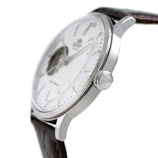 オリエント 腕時計 ORIENT クラシック セミスケルトン 40.5mm 自動巻き RN-AG0005S 革ベルト 時計 ブランド おしゃれ 防水 プレゼント 男性 実用的