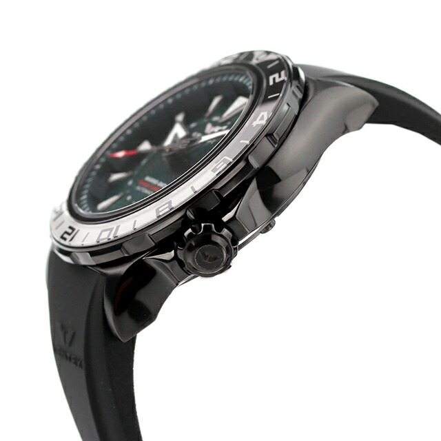 ケンテックス MARINE GMT 自動巻き 腕時計 メンズ 数量限定モデル Kentex S820X-03 アナログ グリーン ブラック 黒 日本製 ブランド おしゃれ 防水 プレゼント 男性 実用的