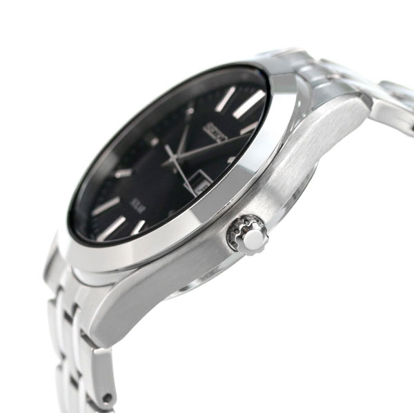 セイコー スピリット ソーラー メンズ SBPX083 SEIKO SPIRIT 腕時計 ブラック 時計 ブランド おしゃれ 防水 プレゼント 男性 実用的