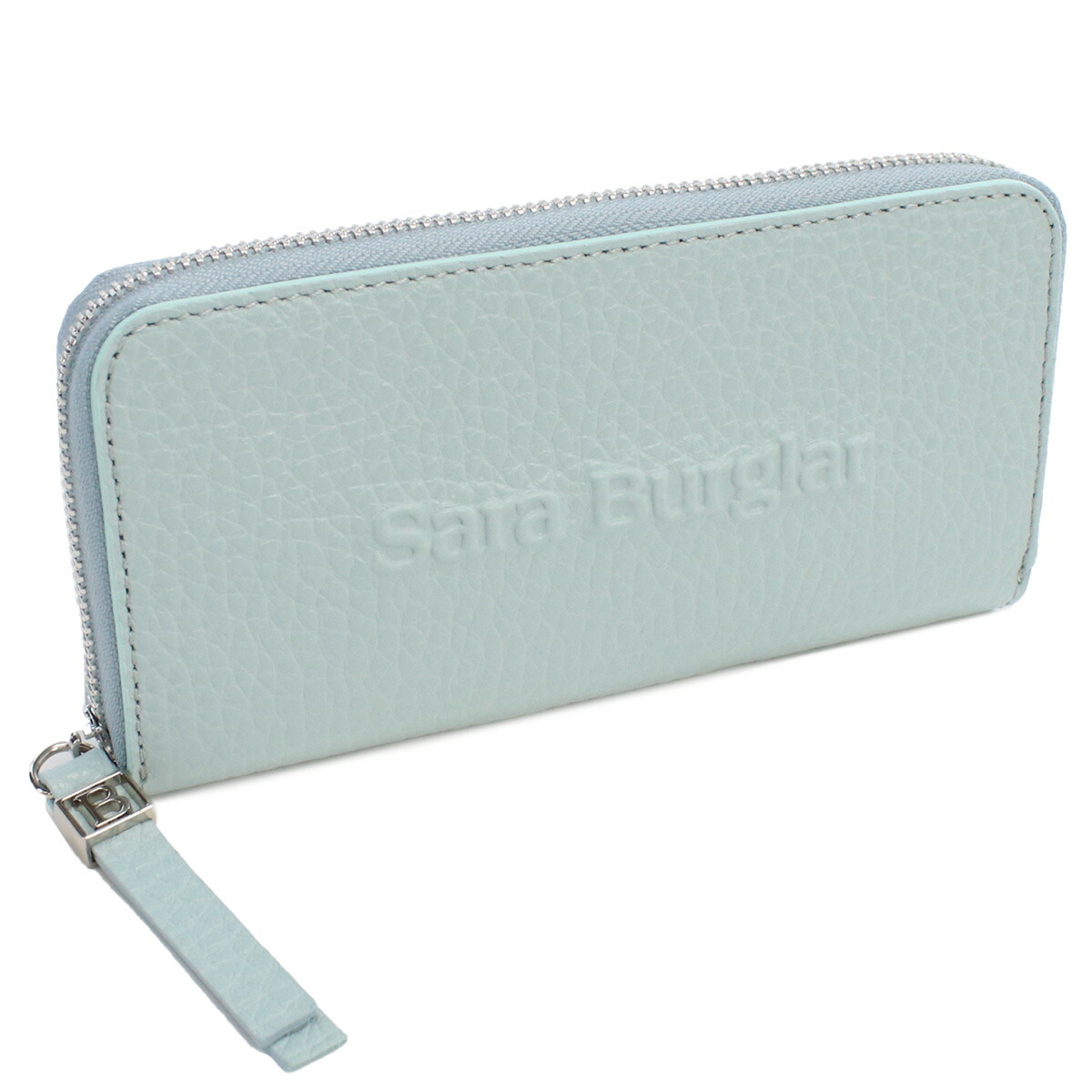 サラバーグラー 長財布ラウンドファスナー レディース Sara Burglar BUFALO LOGO レザー イタリア 110L MARINE ブルー系 財布 ウォレット ブランド 高級 おしゃれ プレゼント 実用的