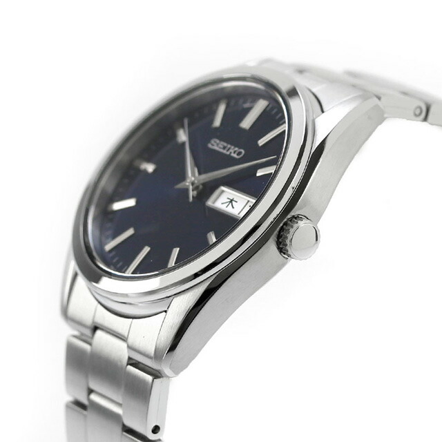 セイコーセレクション メンズ アナログクオーツ デイデイトSシリーズ クオーツ 腕時計 メンズ SEIKO SELECTION SBTH009 アナログ ネイビー ブランド おしゃれ 防水 プレゼント 男性 実用的