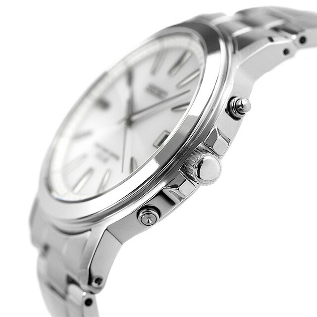 セイコーセレクション 電波ソーラー SBTM167 腕時計 ソーラー電波腕時計 ソーラー電波時計 メンズ シルバー SEIKO SELECTION ブランド おしゃれ 防水 プレゼント 男性 実用的