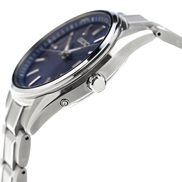 セイコーセレクション Sシリーズ チタン製 ソーラー電波 プレミアム 電波ソーラー 腕時計 ブランド メンズ 流通限定モデル チタン SEIKO SELECTION SBTM339 アナログ ネイビー 日本製 記念品 プレゼント ギフト