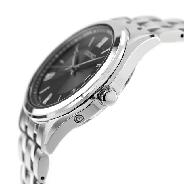 セイコーセレクション Sシリーズ 電波ソーラー 腕時計 ブランド メンズ SEIKO SELECTION SBTM361 アナログ ブラック 黒 日本製 おしゃれ 防水 プレゼント 男性 実用的