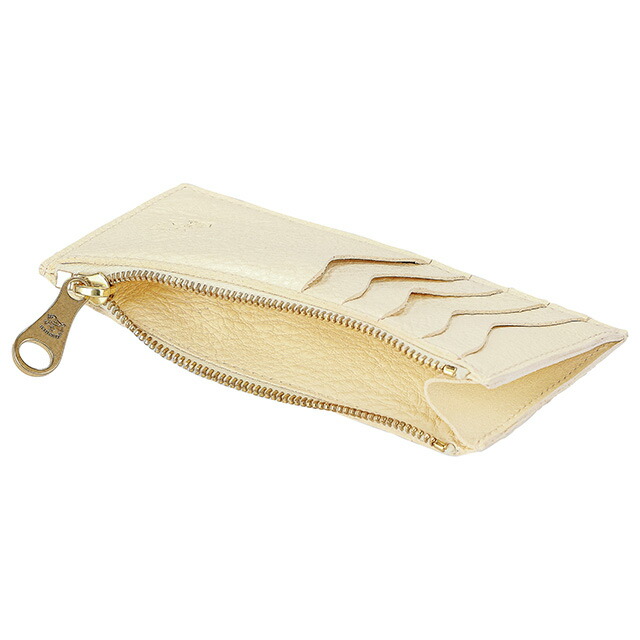 イルビゾンテ カードケース メンズ レディース IL BISONTE SCC105PV0001 ホワイト 定期入れ ブランド 高級 おしゃれ プレゼント 実用的