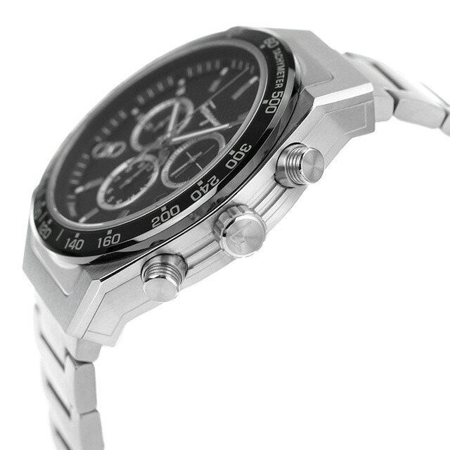 サルヴァトーレ フェラガモ SLX Chronograph クオーツ 腕時計 メンズ クロノグラフ Salvatore Ferragamo SFHR00623 アナログ ブラック 黒 スイス製 高級 ブランド おしゃれ 防水 プレゼント 男性 実用的