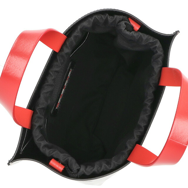 マルニ ハンドバッグ レディース ブランド MARNI SHMP0039Q4-P6049 ホワイト／ブラック 軽量 小さめ 手提げ 高級 おしゃれ プレゼント 女性 実用的 かわいい