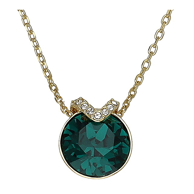 スワロフスキー ネックレス ペンダント レディース SWAROVSKI 5735387 グリーン/ゴールド アクセサリー ジュエリー ブランド 高級 おしゃれ プレゼント 女性 実用的 かわいい