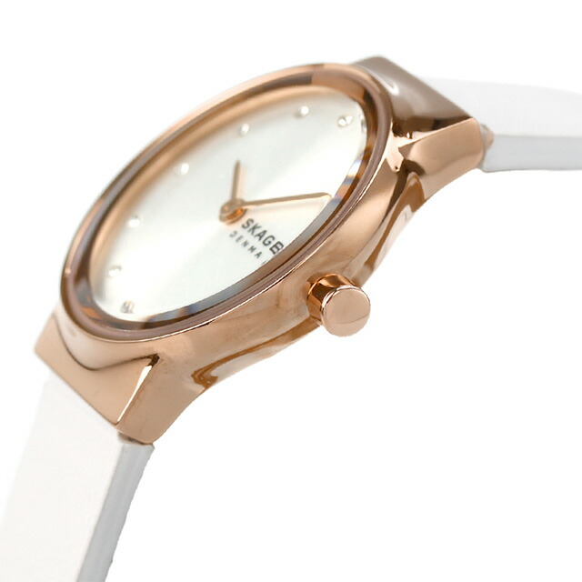 スカーゲン レディース 腕時計 フレア リール 26mm LWGレザー クオーツ SKW3029 SKAGEN ホワイトシルバー ホワイト ブランド おしゃれ 防水 かわいい プレゼント 女性 実用的