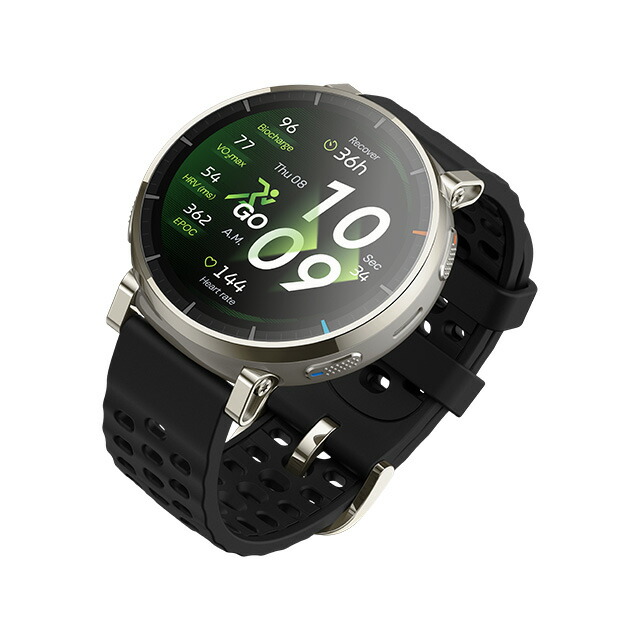 アマズフィット アクティブ 3 プレミアム 充電式クォーツ スマートウォッチ ブランド メンズ レディース ランニングウォッチ Bluetooth Amazfit SP170082-C248 デジタル ブラック 黒