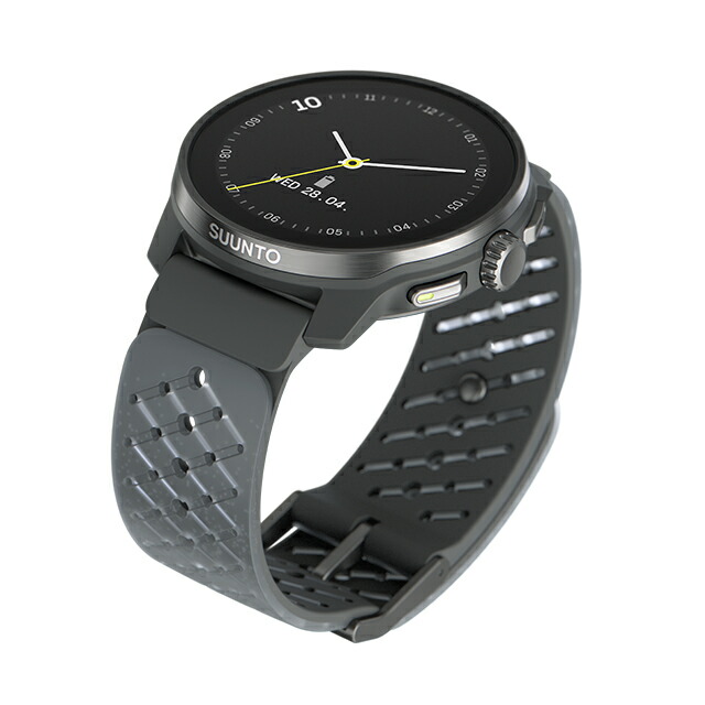 スント レース エス チタニウム グラファイト 充電式クオーツ スマートウォッチ ブランド メンズ レディース SUUNTO SS051104000 デジタル グレー