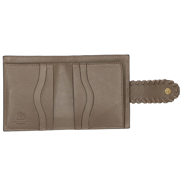 イルビゾンテ 二つ折り財布 メンズ レディース IL BISONTE SSW017PV0001 グレージュ ウォレット ブランド 高級 おしゃれ プレゼント 実用的