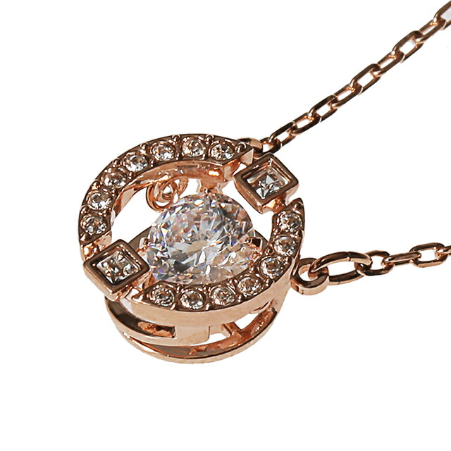 スワロフスキー ネックレス レディース ブランド SWAROVSKI Una ペンダント スワロフスキー 5272364 ローズゴールド アクセサリー