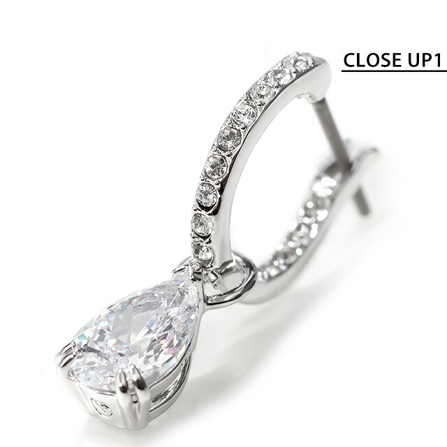 スワロフスキー ピアス レディース ブランド SWAROVSKI Stilla フープ スワロフスキー 両耳用 5636716 シルバー アクセサリー