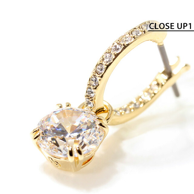 スワロフスキー ピアス レディース ブランド SWAROVSKI Stilla フープ スワロフスキー 両耳用 5638802 ゴールド アクセサリー