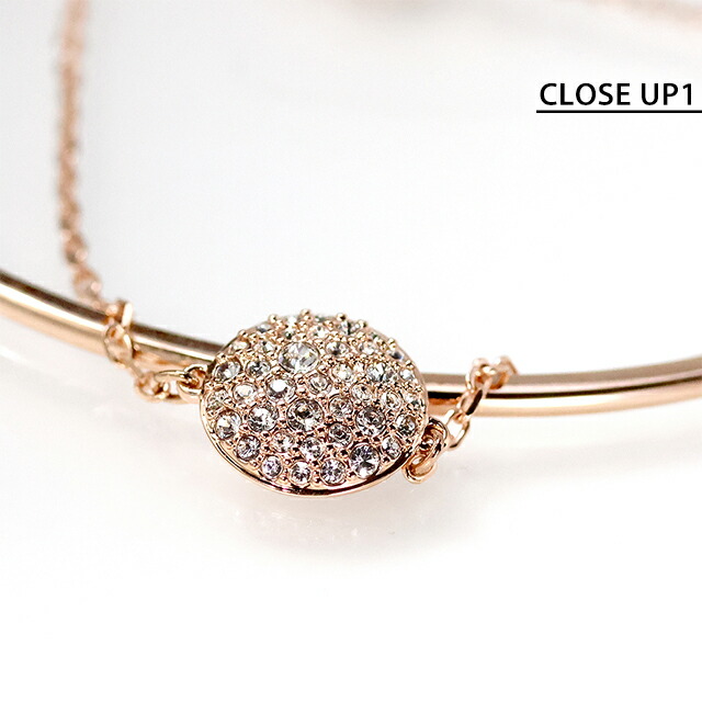 スワロフスキー バングル レディース ブランド SWAROVSKI Sublima ブレスレット スワロフスキー 5683452 ローズゴールド アクセサリー