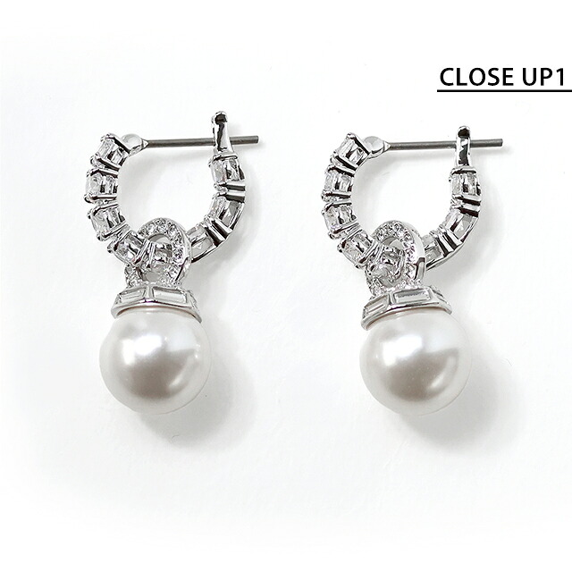 スワロフスキー ピアス レディース ブランド SWAROVSKI Matrix フープ スワロフスキー 両耳用 5691716 シルバー アクセサリー