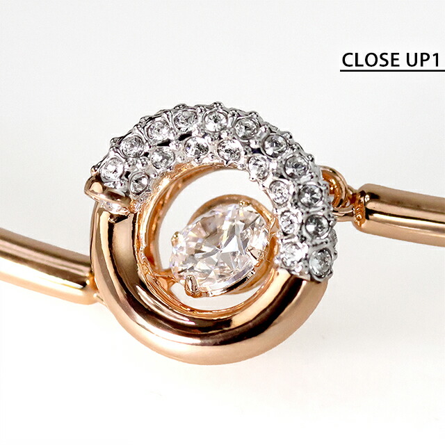 スワロフスキー バングル レディース ブランド SWAROVSKI Dextera ブレスレット スワロフスキー 5692259 ローズゴールド アクセサリー