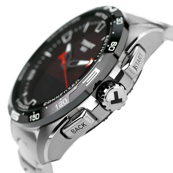 ティソ T-タッチ コネクト 腕時計 47.5mm スイス製 ソーラー メンズ T121.420.44.051.00 TISSOT ブラック ブランド おしゃれ 防水 プレゼント 男性 実用的