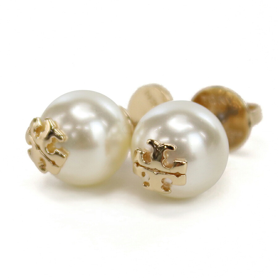 トリーバーチ ピアス レディース Tory Burch KIRA PEARL STUD EARRING 11165514 ホワイト アクセサリー ジュエリー ブランド 高級 おしゃれ プレゼント 女性 実用的 かわいい