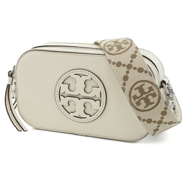 トリーバーチ 斜め掛け ショルダーバッグ レディース ブランド TORY BURCH MILLER レザー カンボジア 150153 NEW IVORY ホワイト系 バッグ