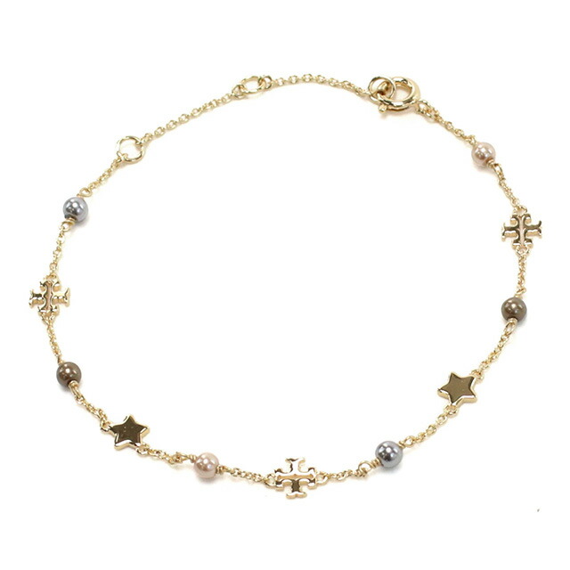 トリーバーチ ブレスレット レディース ブランド TORY BURCH DELICATE KIRA 153671 BROWN ゴールド系 アクセサリー