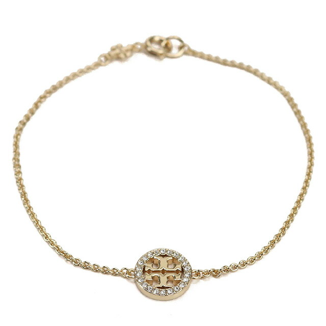 トリーバーチ ブレスレット レディース ブランド TORY BURCH MILLER PAVE 80997 TORY GOLD-CRYSTAL ゴールド系 アクセサリー