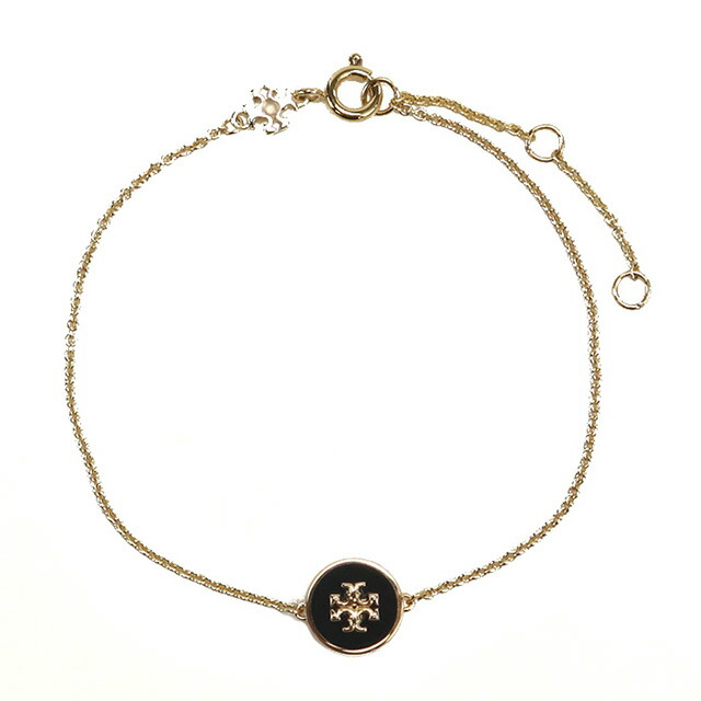 トリーバーチ ブレスレット レディース ブランド TORY BURCH 90284 TORY GOLD-BLACK ゴールド系 ブラック アクセサリー