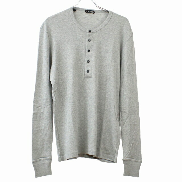 トム フォード 長袖Ｔシャツ メンズ ブランド TOM FORD ポルトガル BY281 グレー系 ウェア 選べるモデル プレゼント 実用的