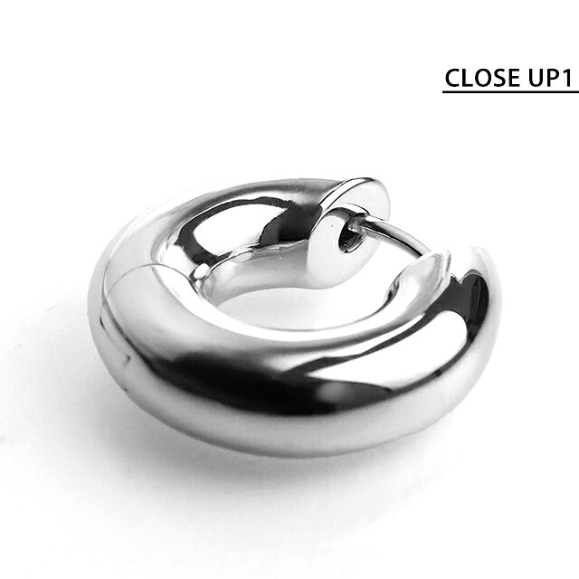 トムウッド ピアス メンズ レディース ブランド TOMWOOD チャンキーフープ フープ 両耳用 100153 シルバー アクセサリー
