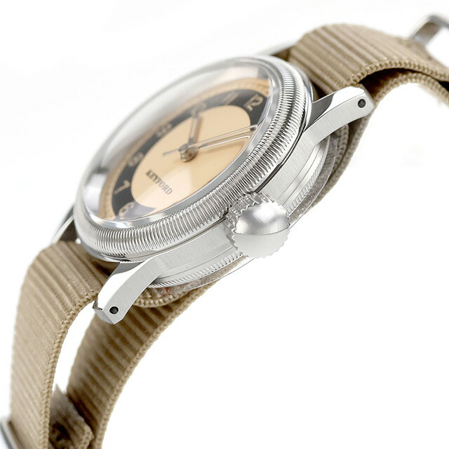 モントルロロイ ミリタリーウォッチ THE TUXEDO DIAL WATCH Copper クォーツ 電池式 腕時計 ブランド メンズ M.R.M.W. txd-copp-03KN アナログ ベージュ 日本製 おしゃれ 防水 プレゼント 男性 実用的