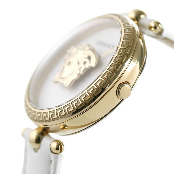 ヴェルサーチ 時計 パラッツォ エンパイア 34mm レディース 腕時計 VECQ00218 VERSACE ヴェルサーチェ ホワイト 高級 ブランド おしゃれ 防水 軽い 華奢 かわいい プレゼント 女性 実用的