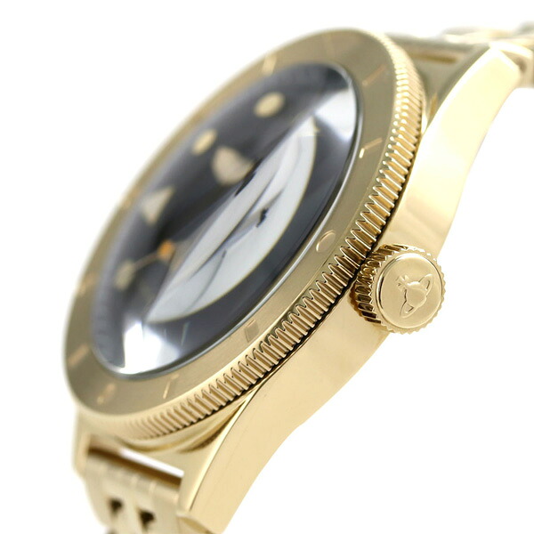 ヴィヴィアン 時計 メンズ スミスフィールド 40mm VV160NVGD Vivienne Westwood ダークネイビー 腕時計 ブランド おしゃれ 防水 プレゼント 男性 実用的