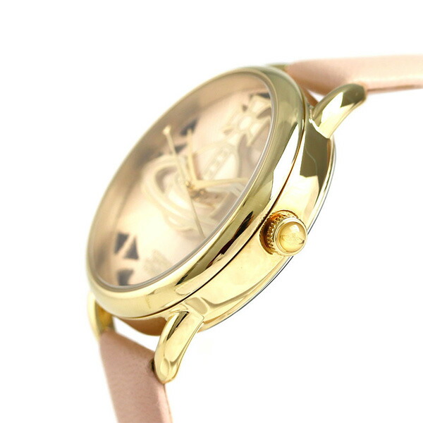 ヴィヴィアン 時計 レディース リーデンホール 33mm VV163BGPK Vivienne Westwood ゴールド 腕時計