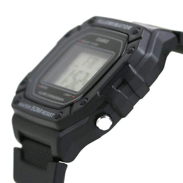 カシオ チープカシオ デジタル ブラック 海外モデル メンズ レディース 腕時計 W-218H-1AVDF CASIO アウトドア チプカシ 時計 ブランド おしゃれ 防水 小さい 軽い かわいい プレゼント 実用的