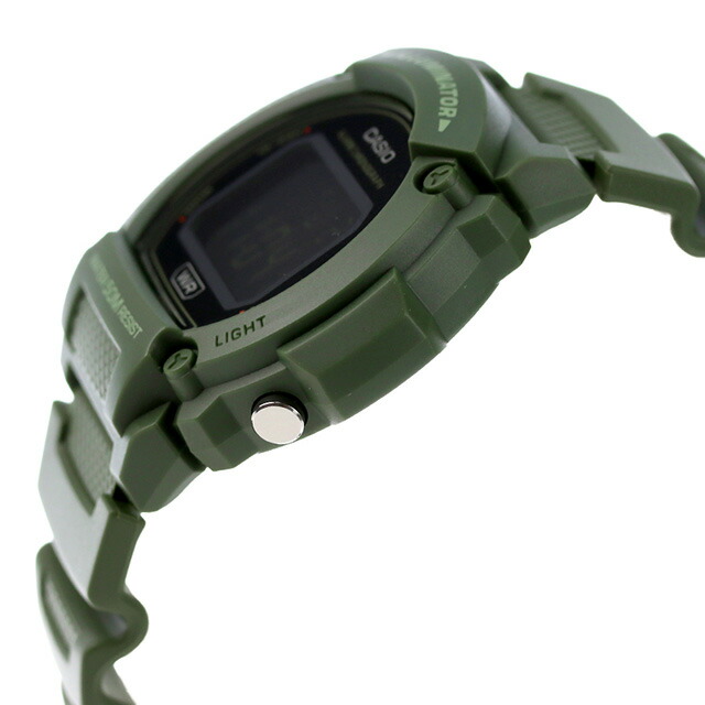カシオ CASIO アウトドア W-219HC-3BV 海外モデル ユニセックス メンズ レディース 腕時計 カシオ CASIO アウトドア デジタル ブラック グリーン 黒 ブランド おしゃれ 防水 プレゼント 実用的