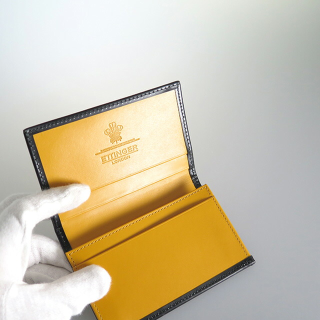 エッティンガー ETTINGER BRIDLE HIDE メンズ 名刺入れ BH143JR-BLACK ブラック ブラック ブランド 高級 おしゃれ プレゼント 実用的